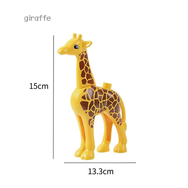Animal Series Model Figures Big Building Blocks Animals Educational Toys