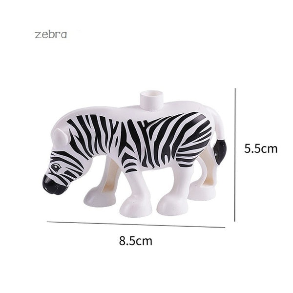 Animal Series Model Figures Big Building Blocks Animals Educational Toys