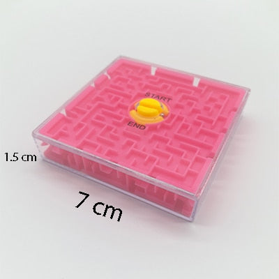 3D Cube Puzzle Maze Toy Hand Game Case Box Fun Brain Game Challenge